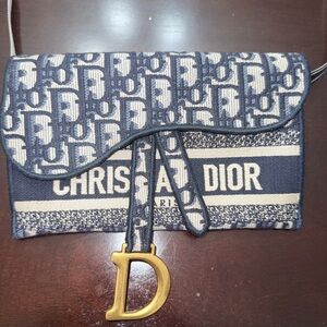 Dior Oblique saddle belt bag